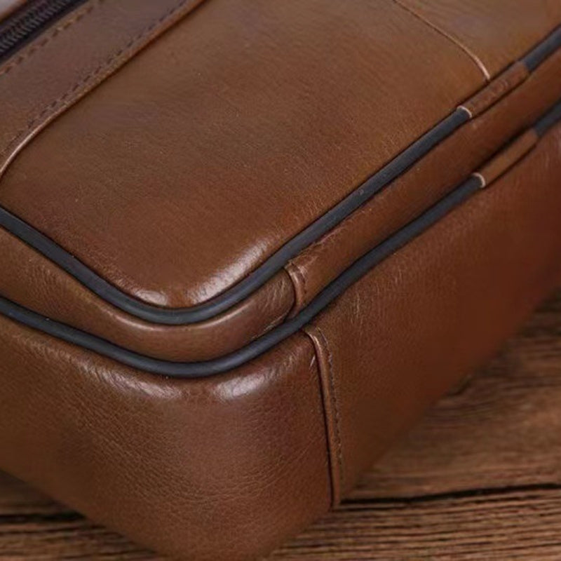 Heren Crossbody Tas Met Verstelbare Riem Stijlvol Ontwerp 6