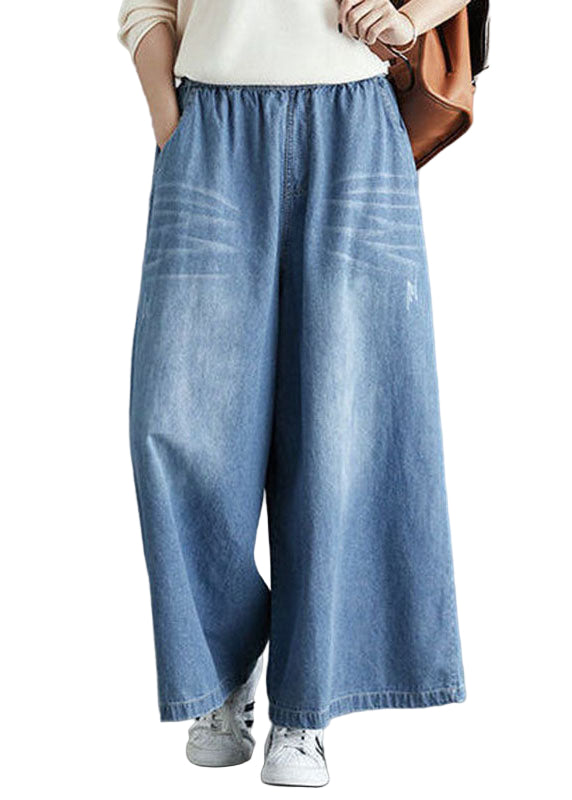 Heren Denim Broek Rechte Pasvorm 0