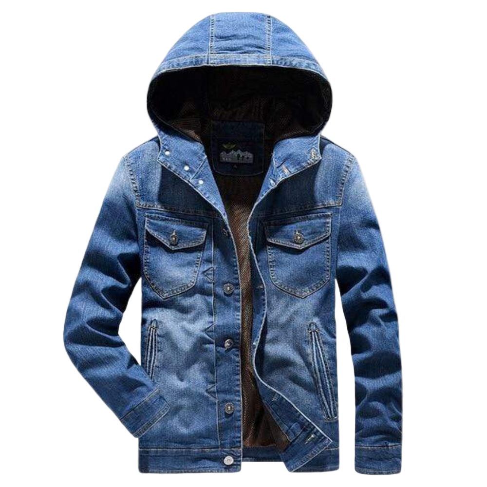 Heren Denim Jas Casual Stijl 0