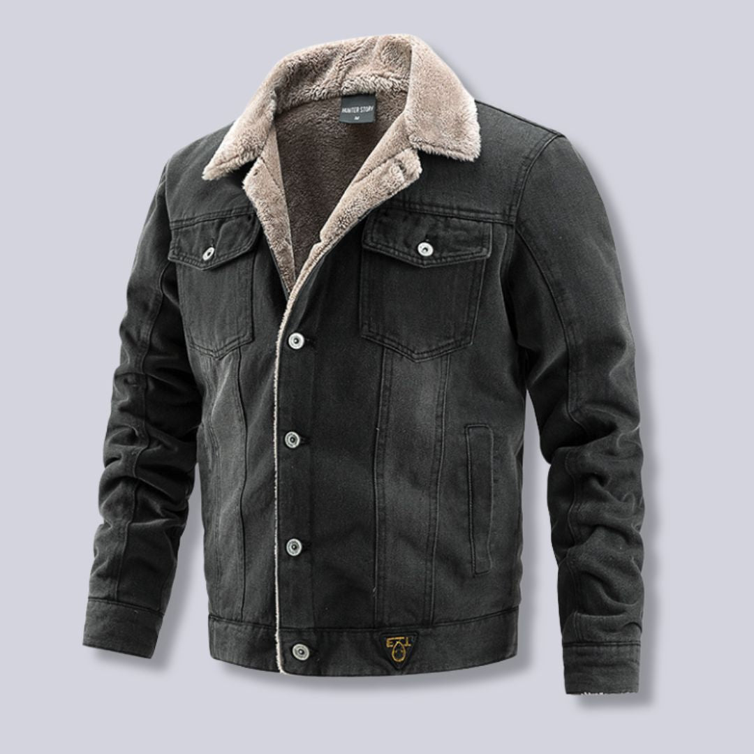 Heren Denim Jas Met Zachte Voering 2