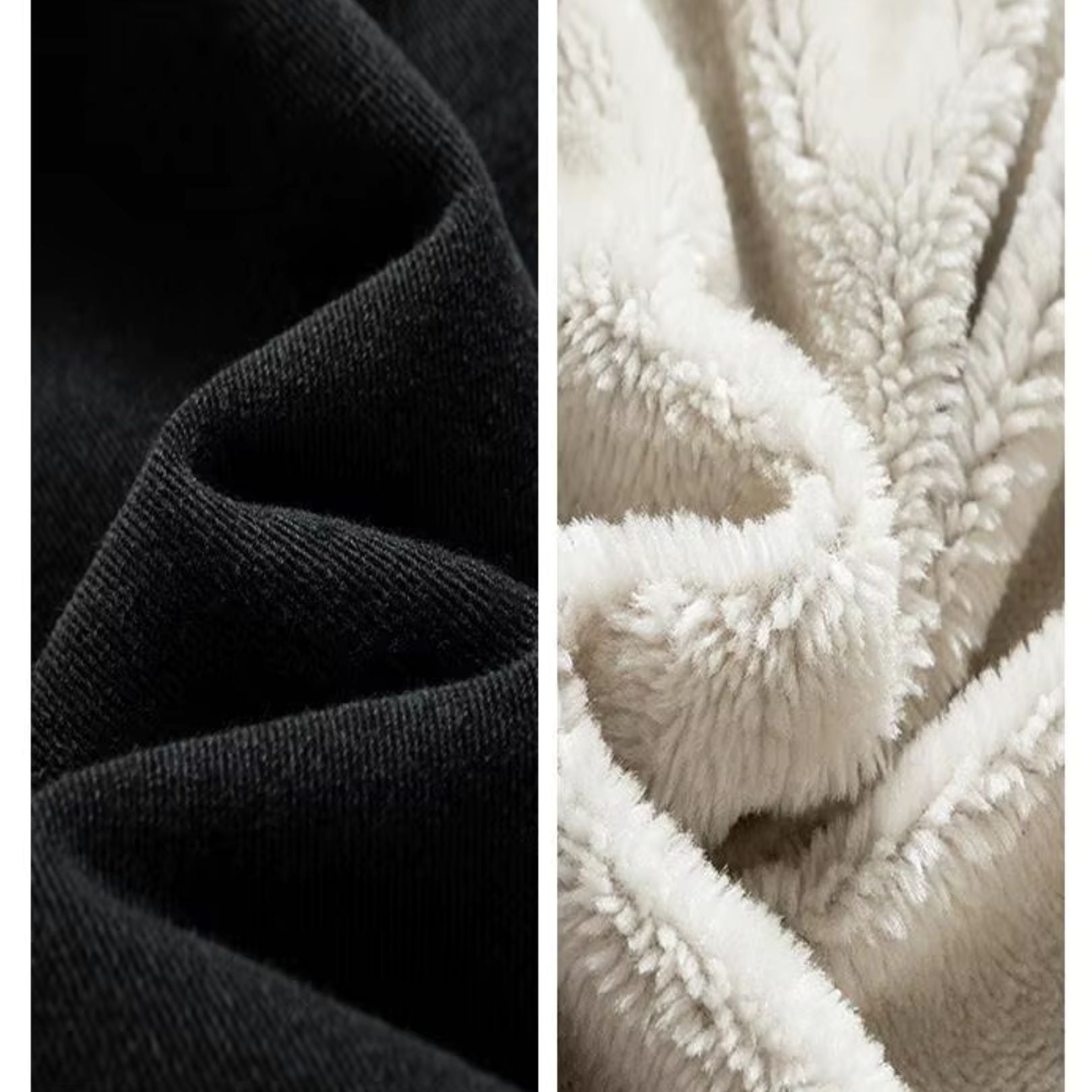 Heren Denim Jas met Fleece Voering 6