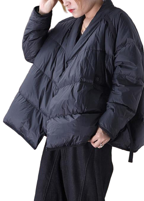 Heren Donsjack Casual Oversized met Opstaande Kraag 0