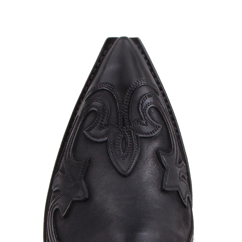 Heren Enkellaarsjes Cowboy Stijl Synthetisch Met Rits 5