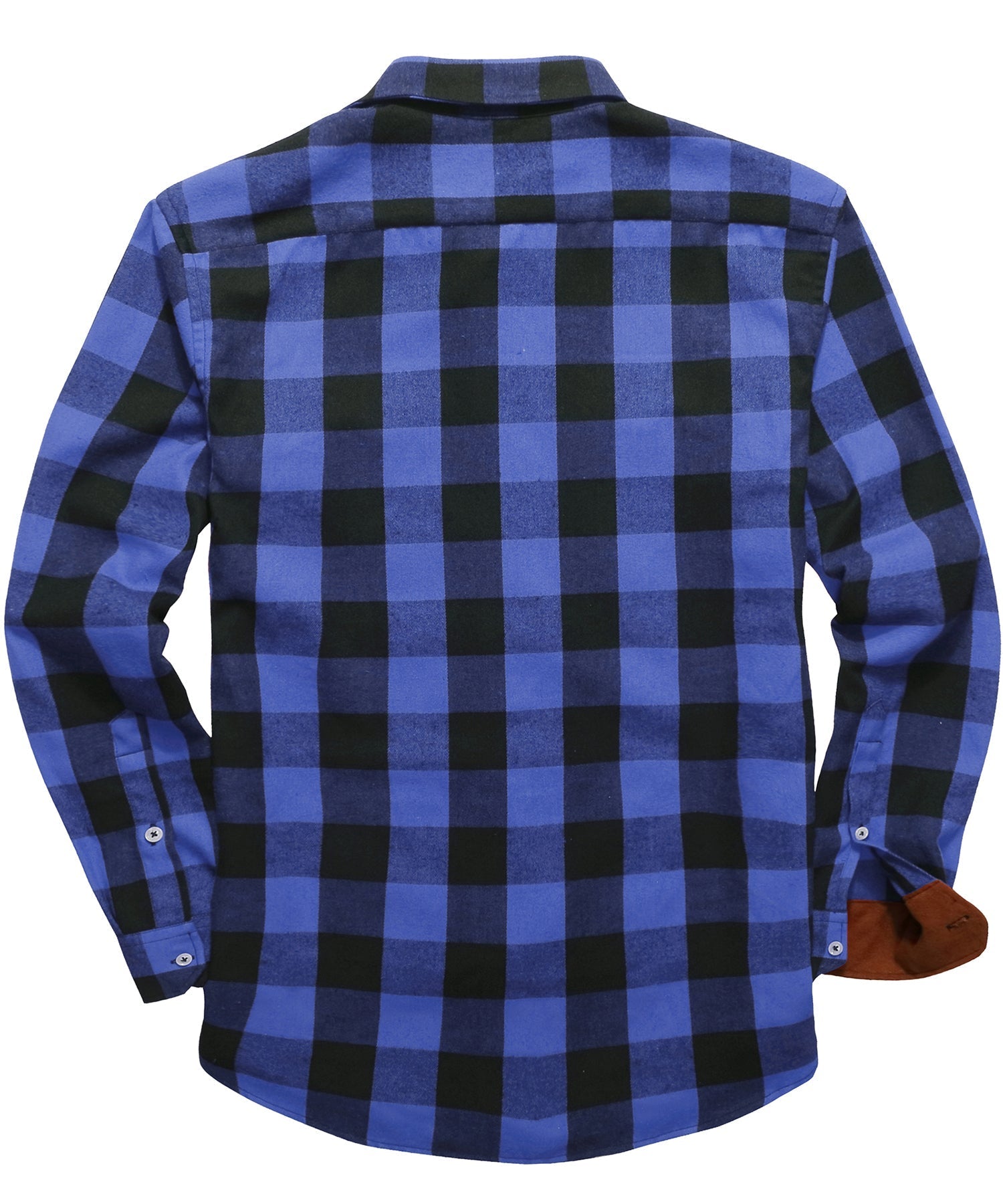 Heren Flanellen Overhemd Klassiek Ruitpatroon Polyester Rayon 5