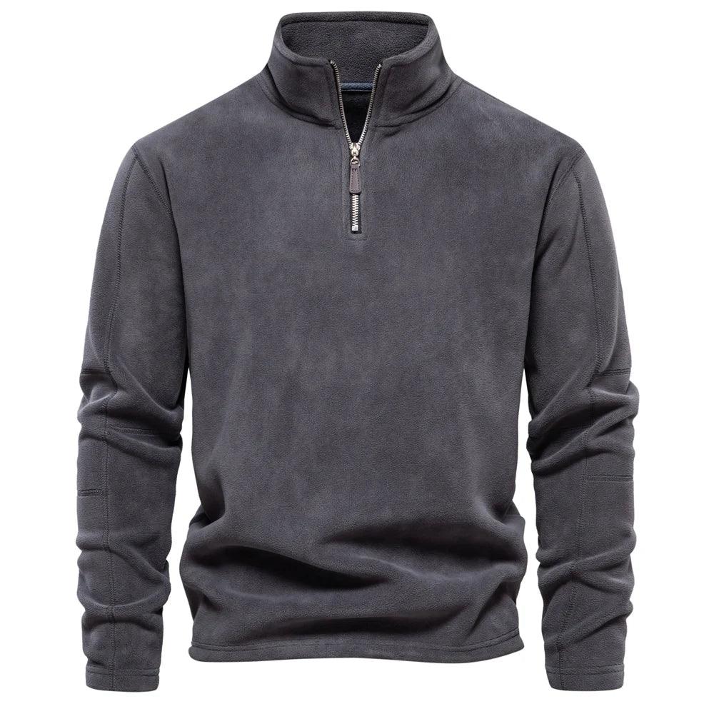 Heren Fleece Pullover Jas Casual 1