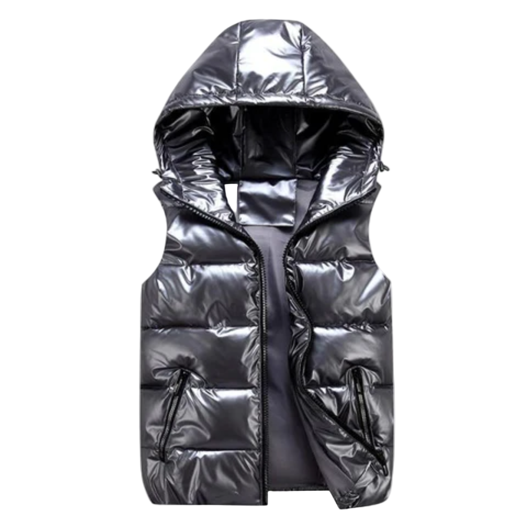 Heren Geïsoleerd Vest met Capuchon Casual Stijl 0