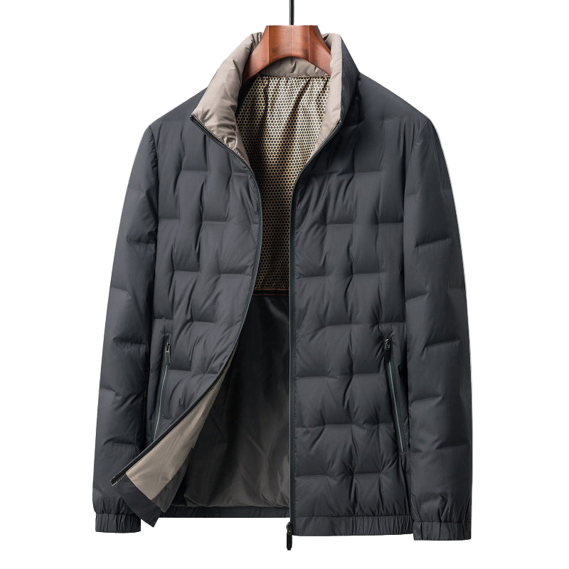 Heren Gequilt Jacket Waterafstotend en Winddicht 0