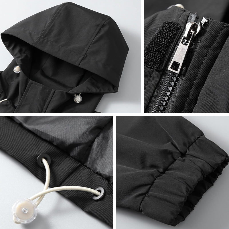 Heren Hooded Jacket Waterafstotend Casual 6