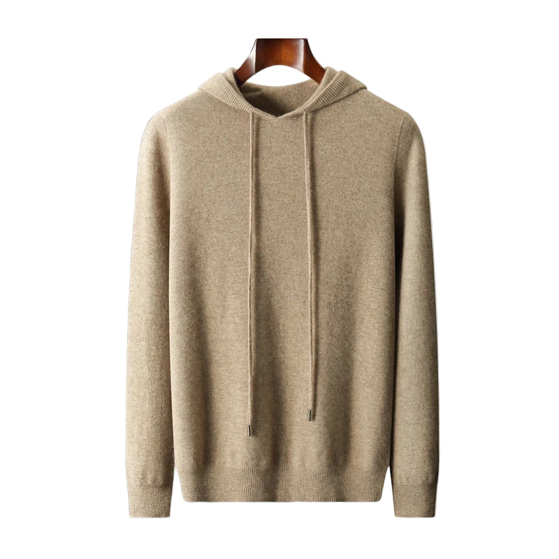Heren Hoodie 100% Merinowol Luxe Comfort Ademend Casual Design 1