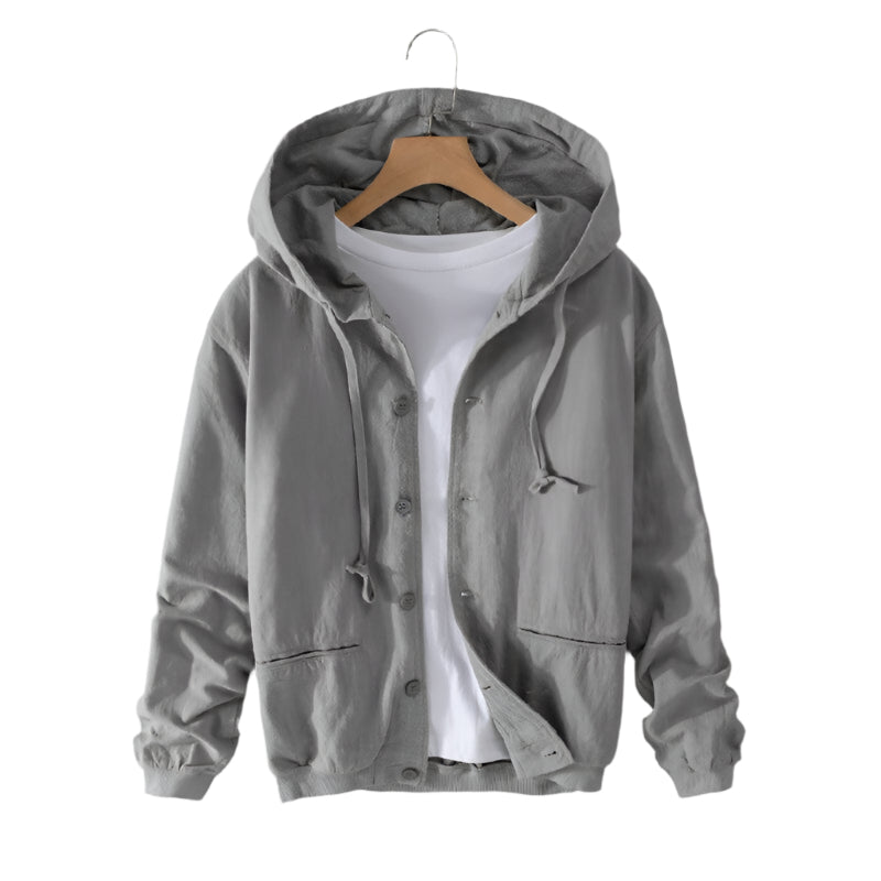 Heren Hoodie Casual Katoen en Linnen Met Capuchon 0