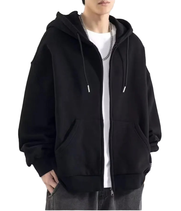 Heren Hoodie Sweatshirt Met Volledige Rits 1