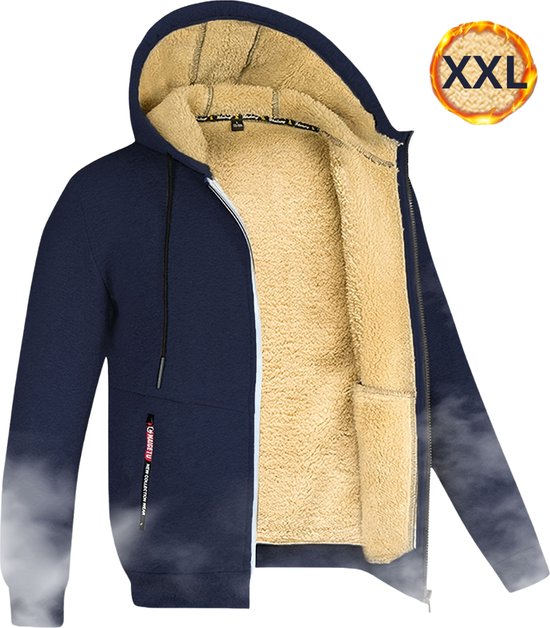 Heren Hoodie met Rits van Lamswol voor de Winter 7