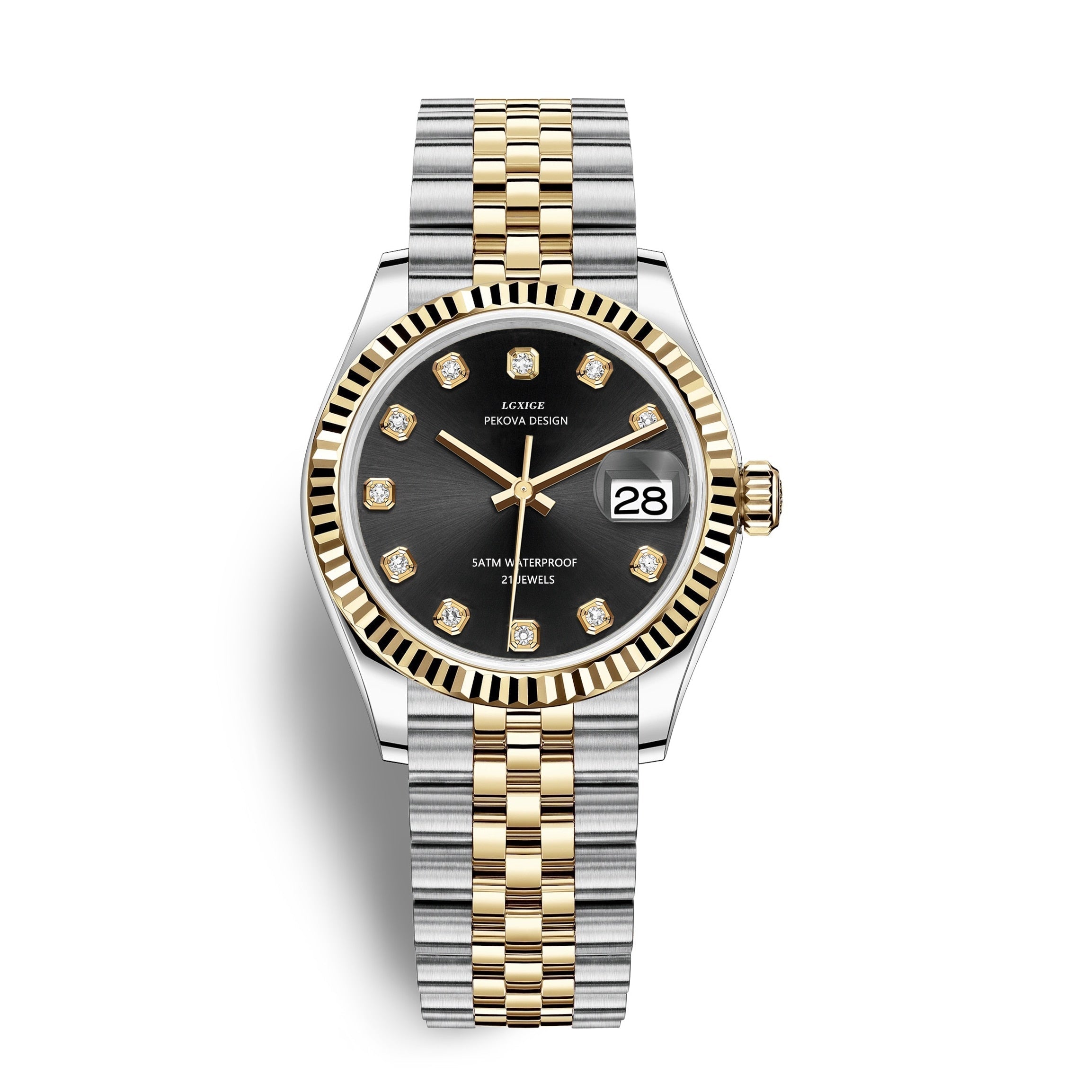 Heren Horloge Klassiek Minimalistisch Design met Verstelbare Band 10