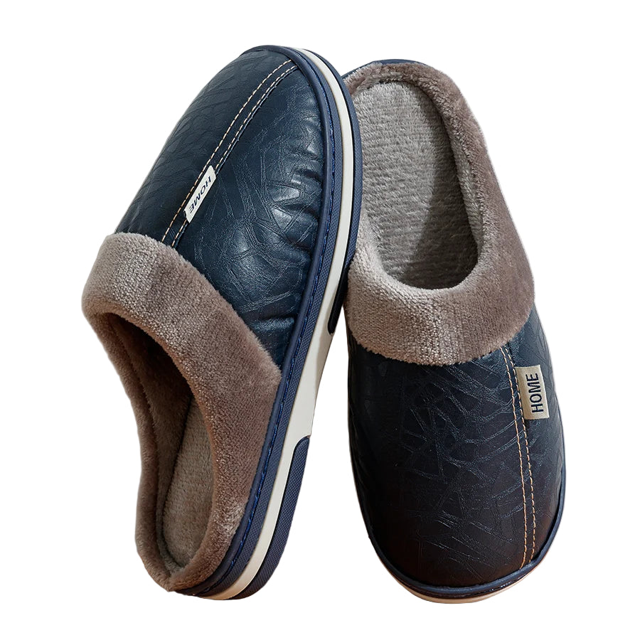 Heren Huisslippers Slip-On met Pluche Voering 0