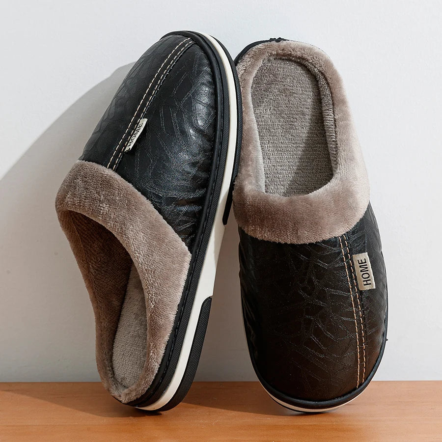 Heren Huisslippers Slip-On met Pluche Voering 7