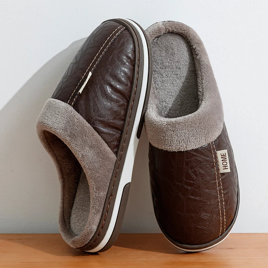 Heren Huisslippers Slip-On met Pluche Voering 8
