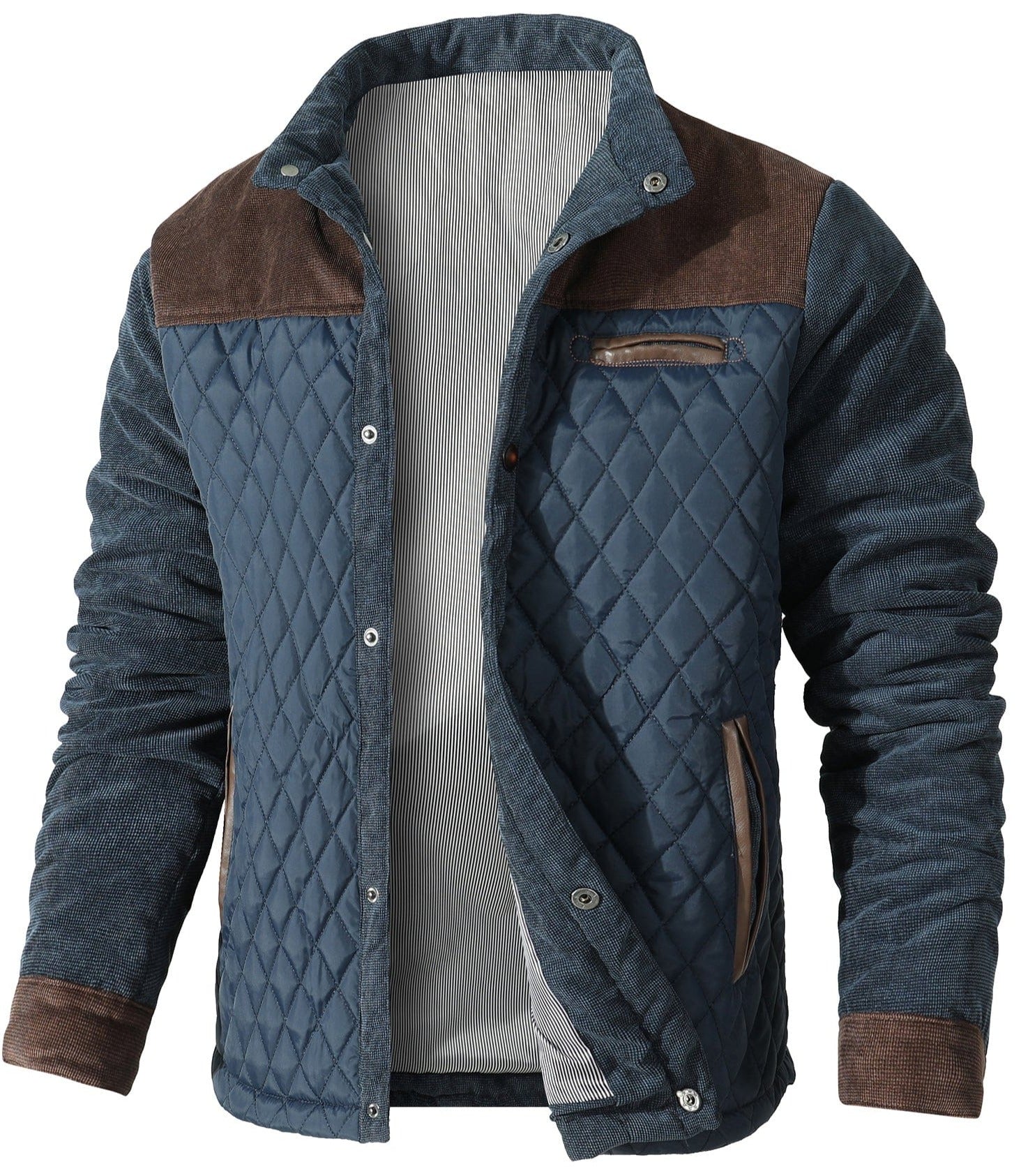 Heren Jacket Lichtgewicht Dubbelkleurig Ademend Katoen Polyester 1