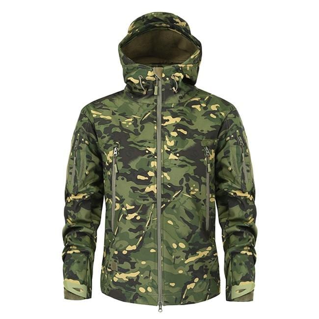 Heren Jacket Waterdicht Met Kap en Verstelbare Mouwen 1