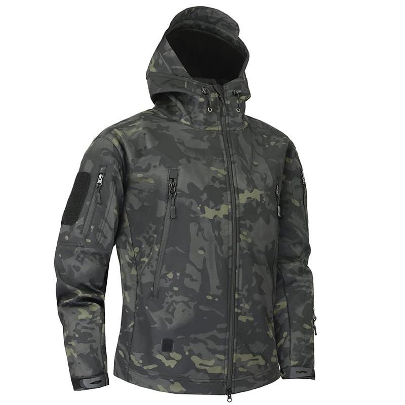 Heren Jacket Waterdicht Met Kap en Verstelbare Mouwen 4