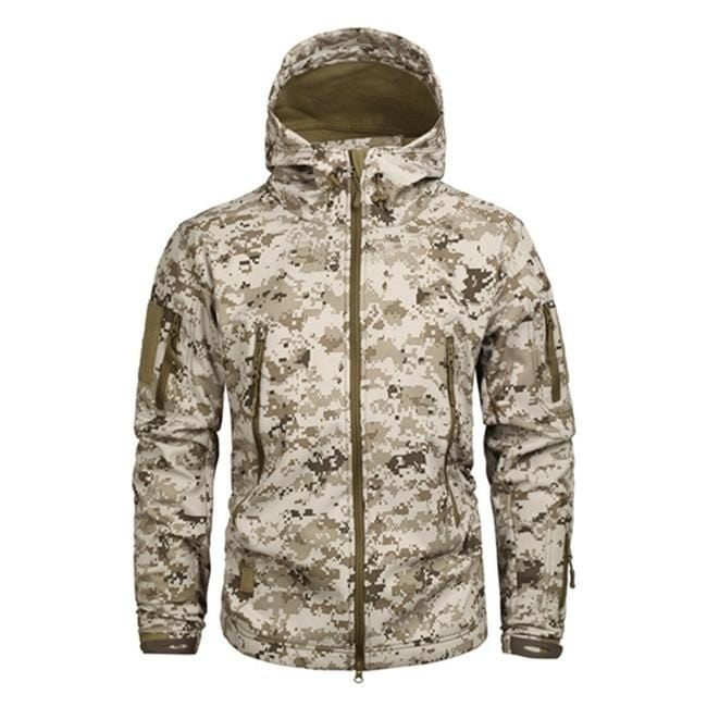 Heren Jacket Waterdicht Met Kap en Verstelbare Mouwen 6