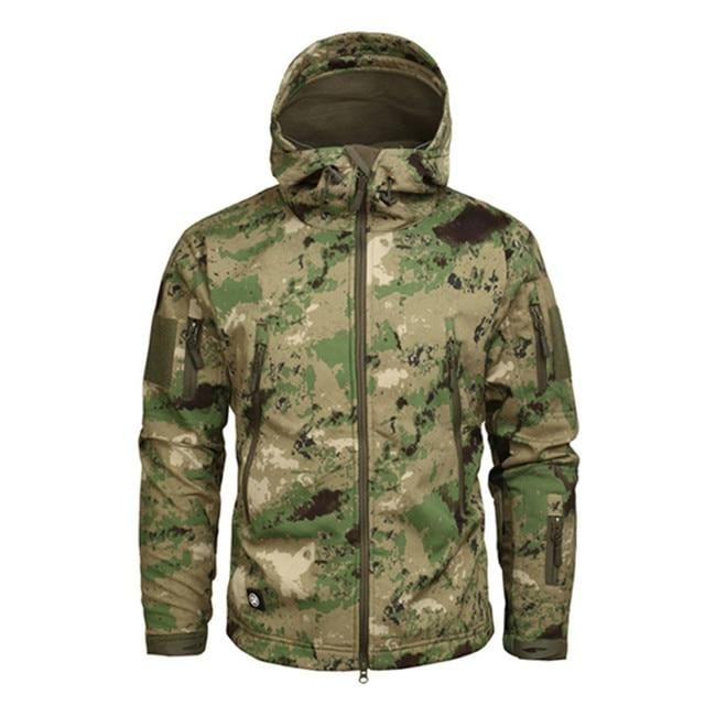 Heren Jacket Waterdicht Met Kap en Verstelbare Mouwen 7