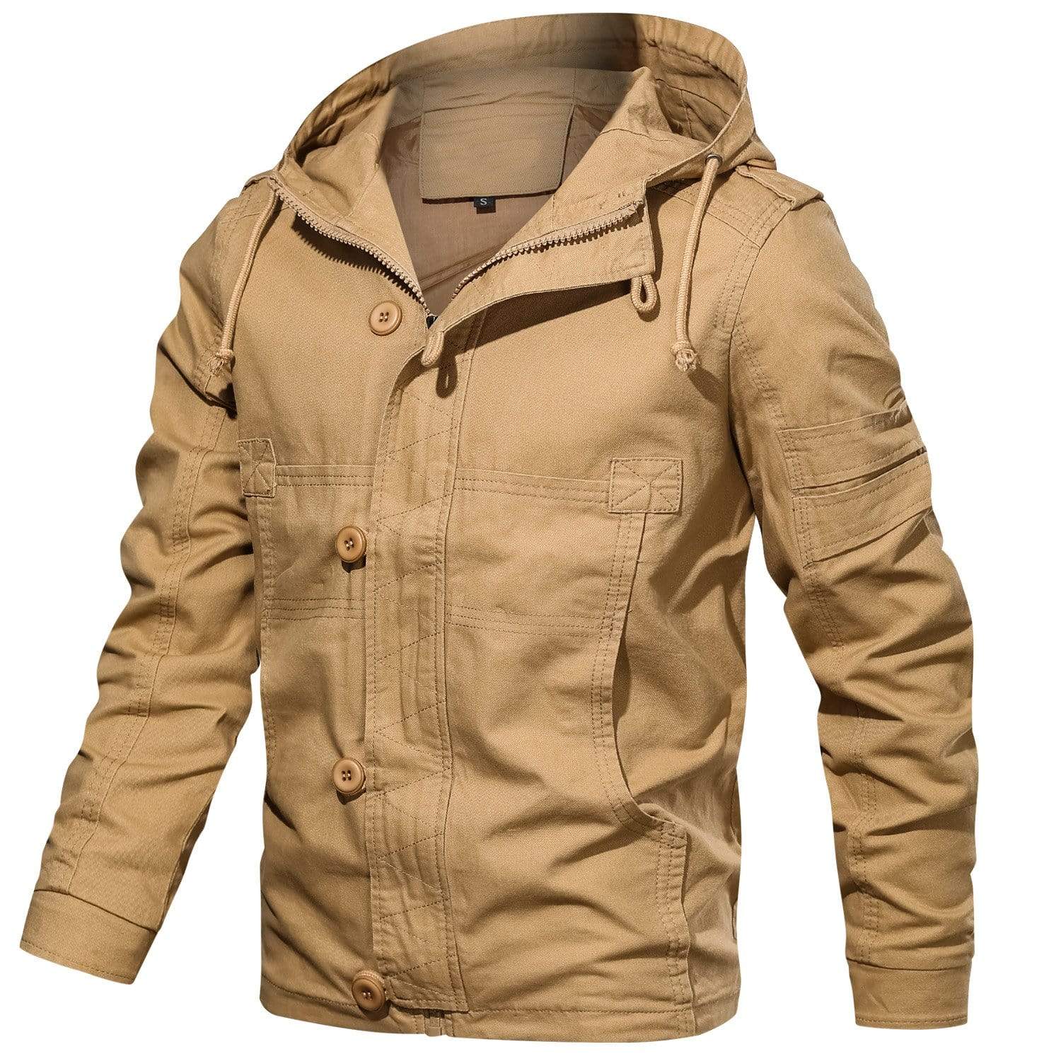 Heren Jas Casual Militair Katoen Urban Scout 4