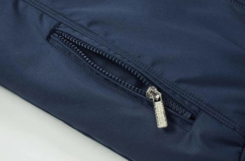Heren Jas Casual met Staande Kraag voor Buitengebruik 5
