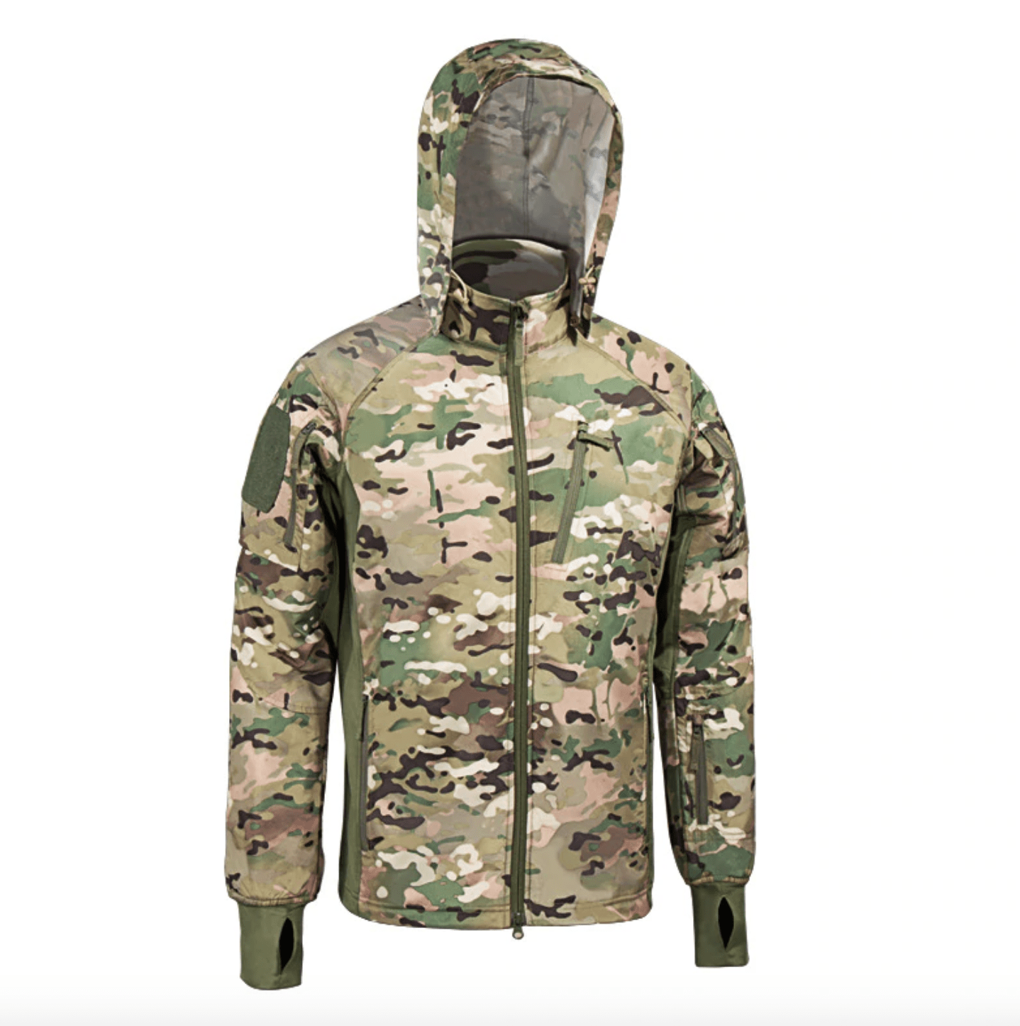Heren Jas Waterdicht met Afneembare Kap en Duimopening - Winterbestendig Polyester 6