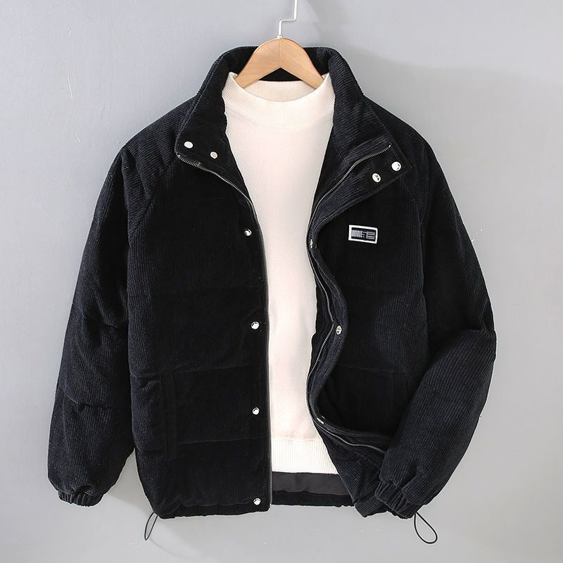 Heren Jas Winter Corduroy Met Zachte Voering 3