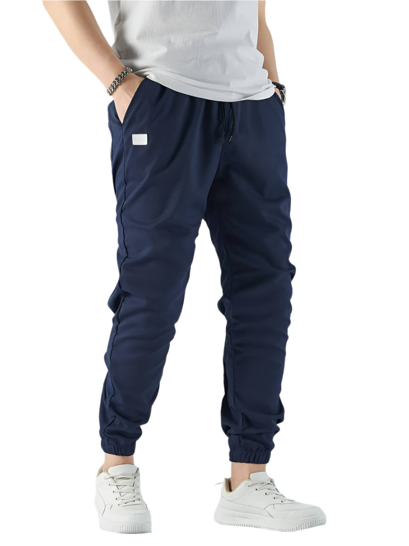 Heren Jogging Broek 4-Way Stretch Polyester Comfortabele Fit 0