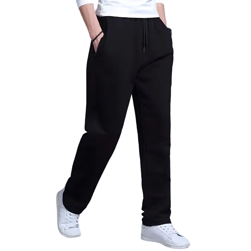 Heren Joggingbroek Met Wijde Pijpen 0