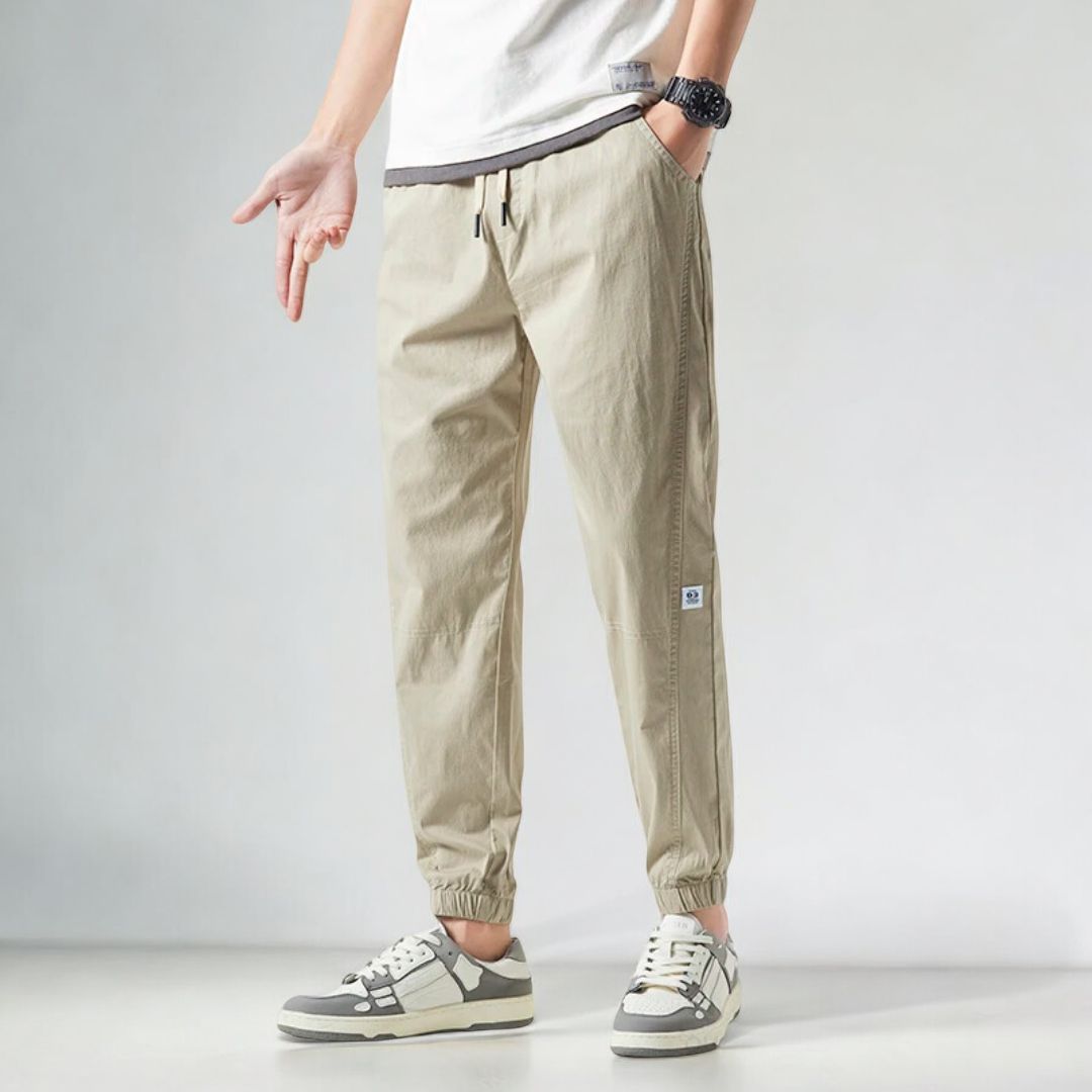 Heren Joggingbroek Skyline Met Elastische Tailleband 4