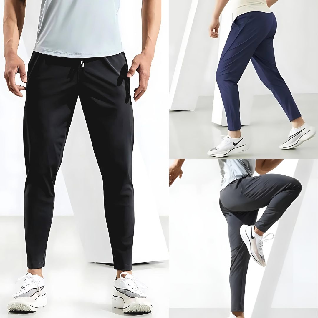 Heren Joggingbroek Tapered Fit Ademend Materiaal 3
