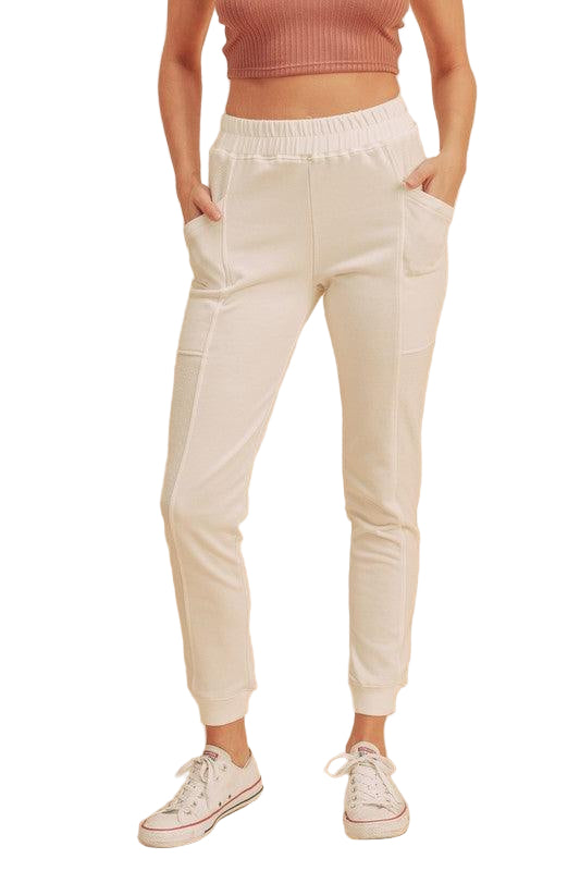 Heren Joggingbroek Tapered Met Patches 0