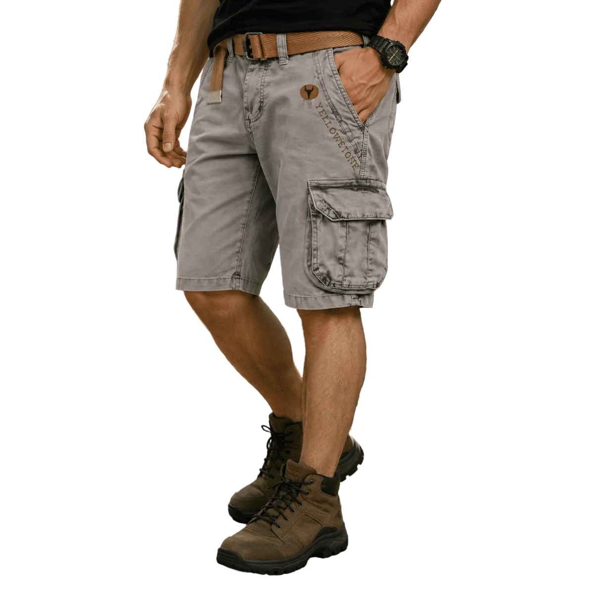 Heren Korte Broek Cargo Met Veel Opbergruimte voor Actieve Dagen 0