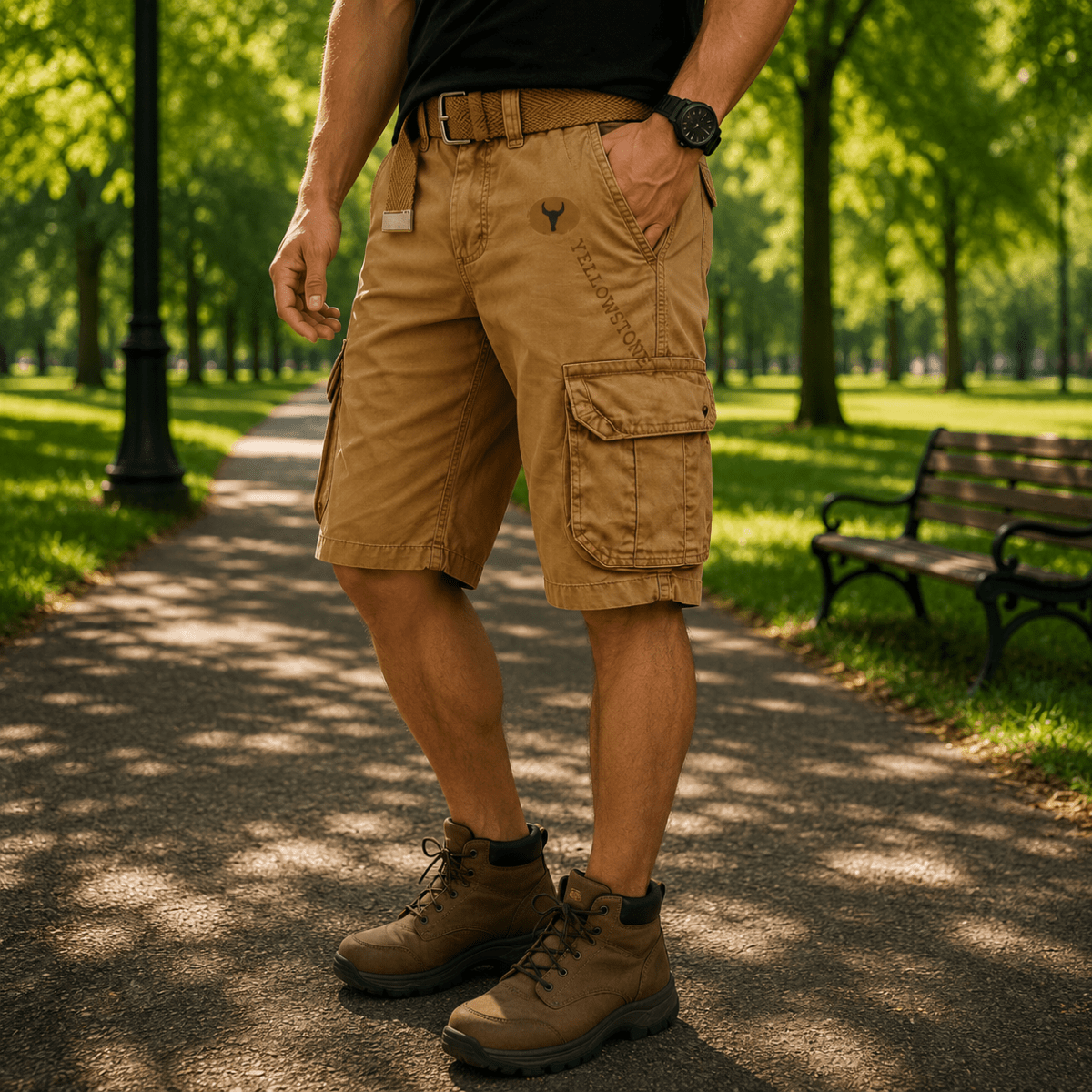 Heren Korte Broek Cargo Met Veel Opbergruimte voor Actieve Dagen 6