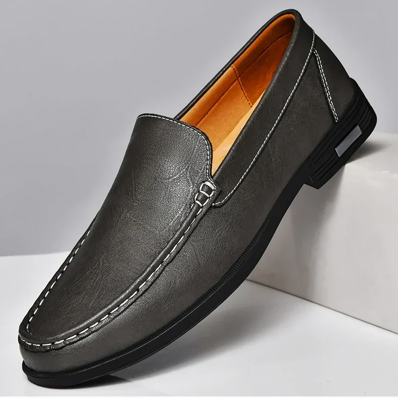 Heren Loafers Klassiek Design Zwart 10