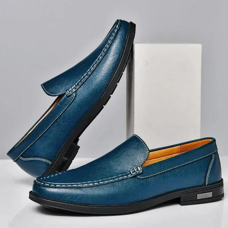 Heren Loafers Klassiek Design Zwart 2
