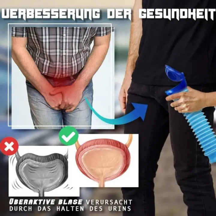 Heren Mobiel Urinoir Compact en Discreet 1