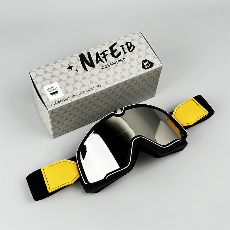 Heren Motorbril Retro Stijl 14