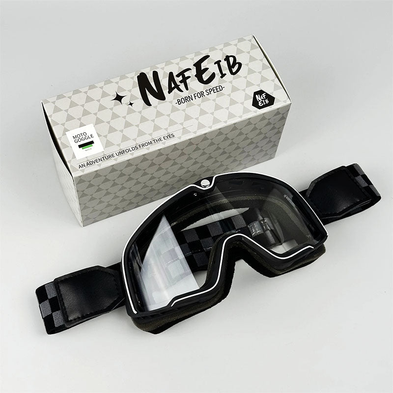 Heren Motorbril Retro Stijl 15