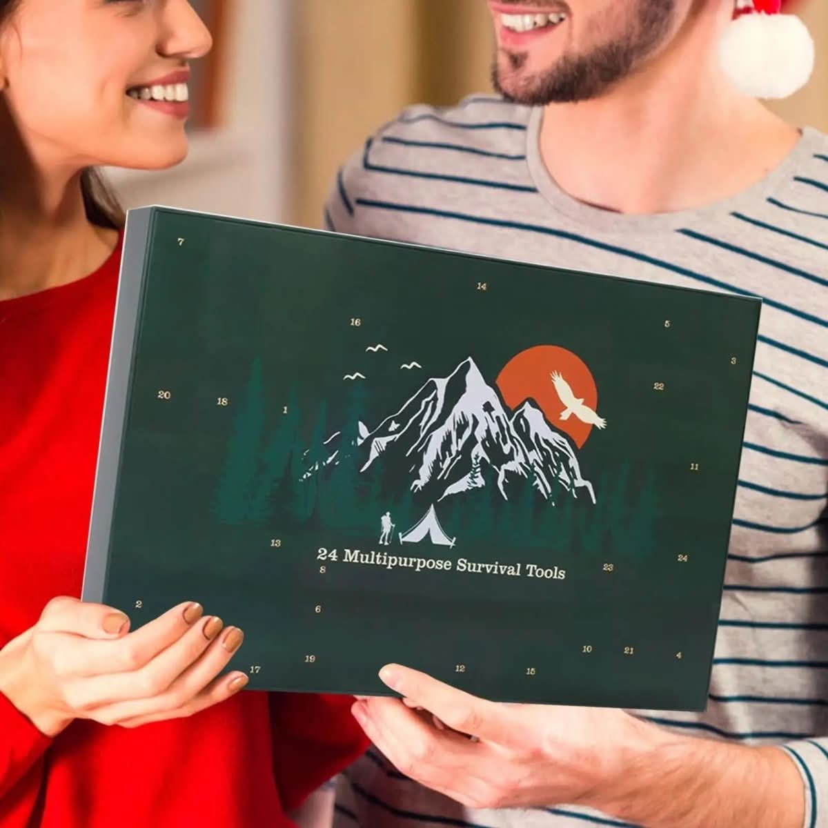 Heren Outdoor Gereedschap Adventskalender 2025 voor Avontuurlijke Activiteiten 1
