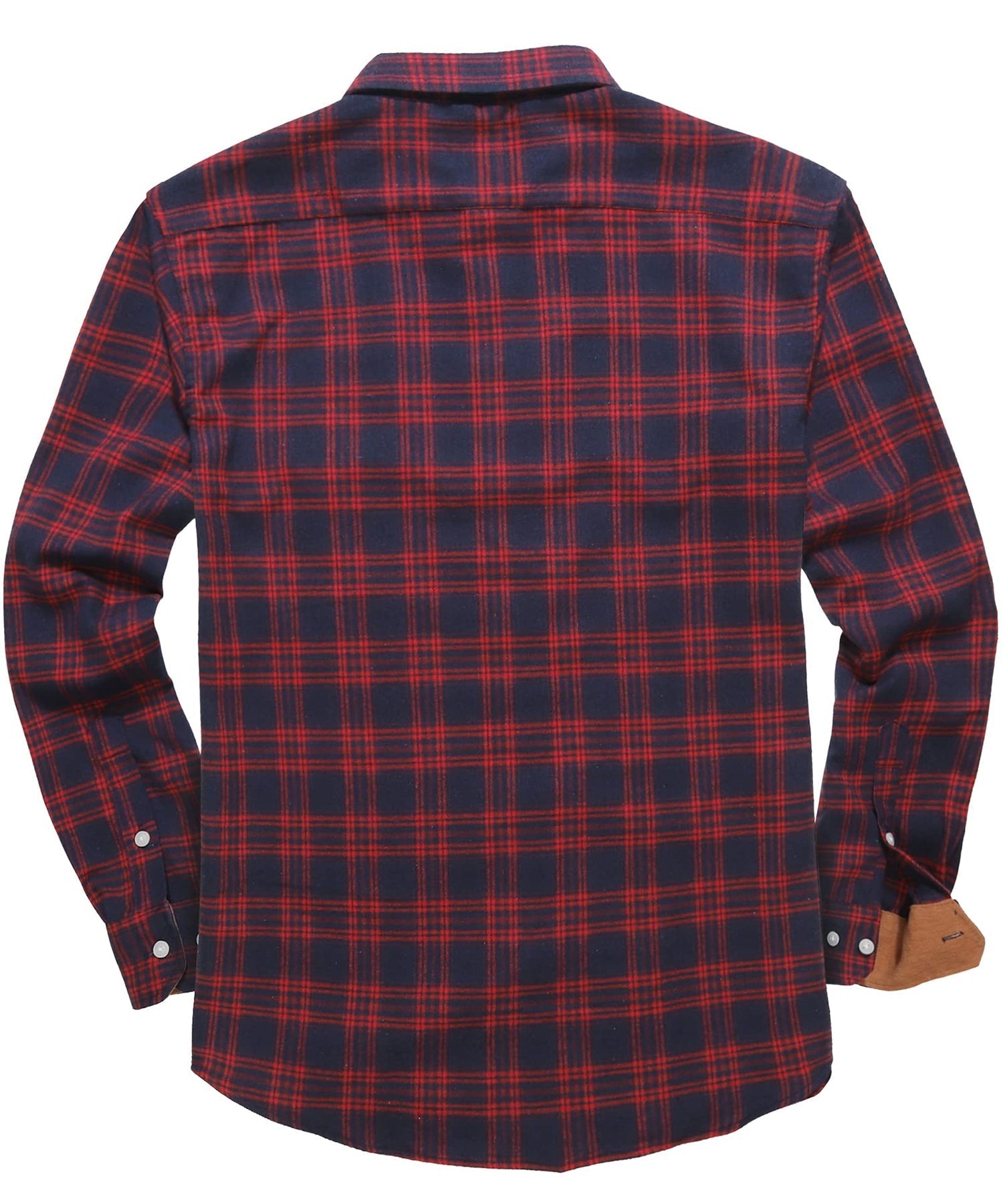 Heren Overhemd Klassiek Ruitpatroon Polyester en Rayon 8