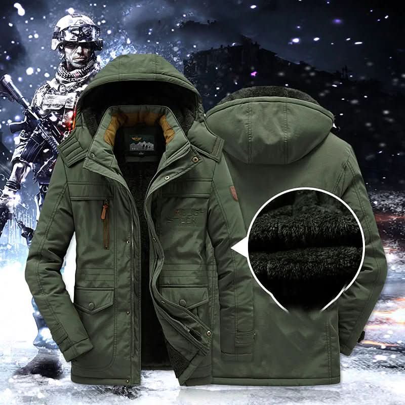 Heren Parka Gewatteerd voor Koude Dagen 0