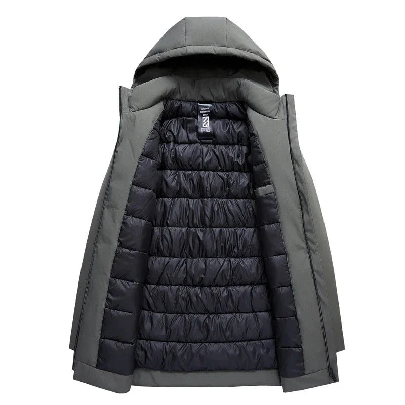 Heren Parka Winddicht Waterbestendig Stijlvolle Winterjas 3