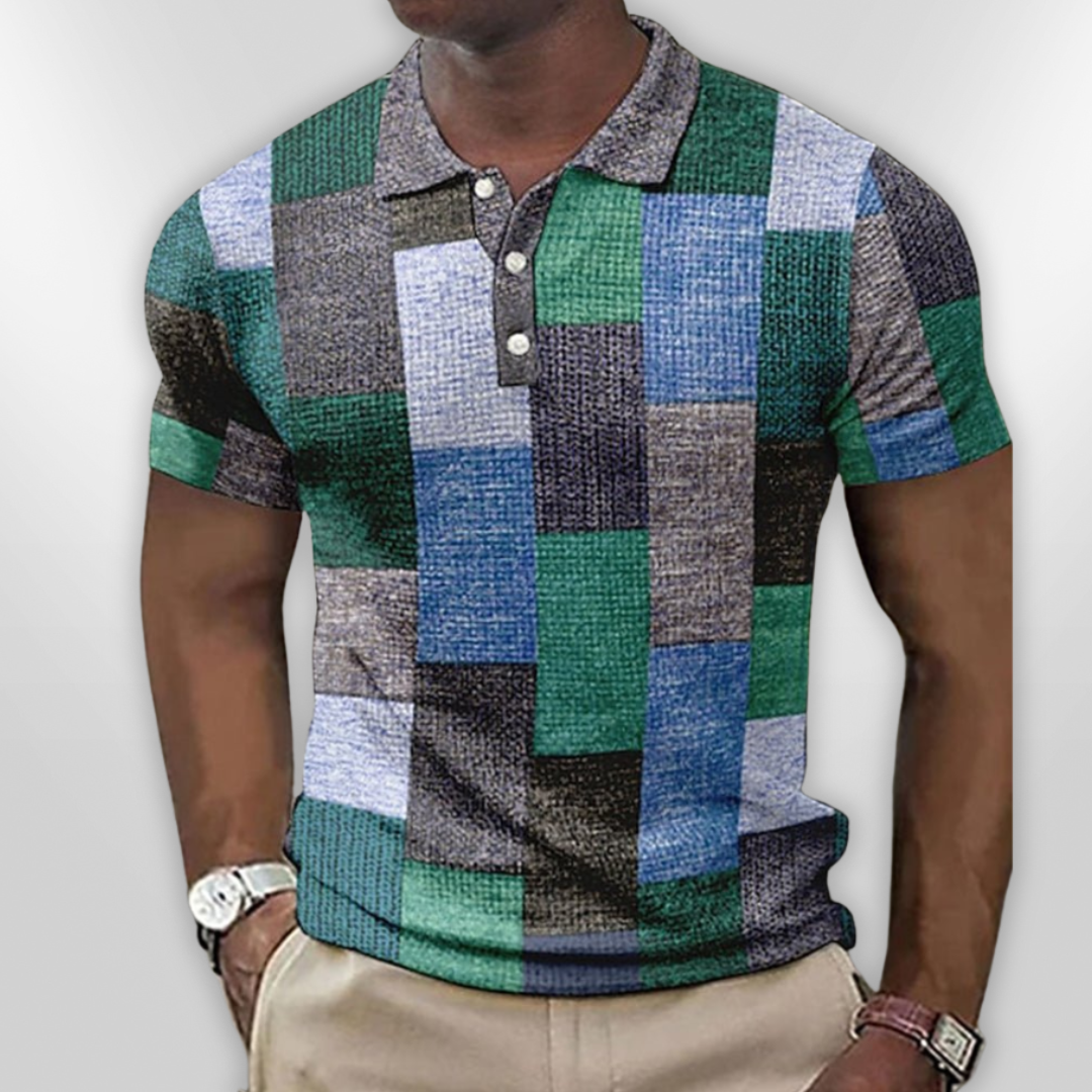 Heren Polo Korte Mouwen Casual Katoenmix 3