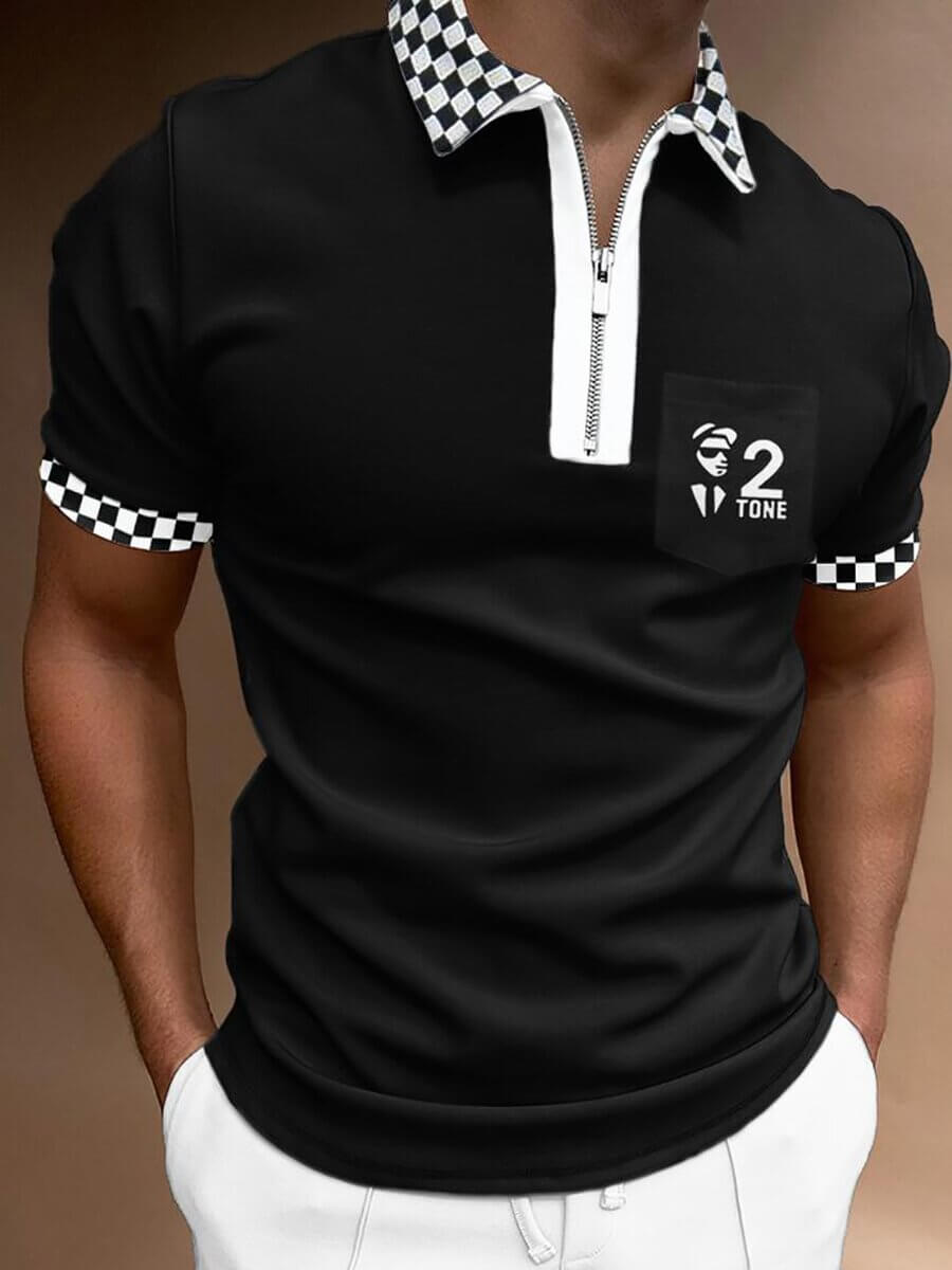 Heren Polo Shirt Met Omgeslagen Kraag 13