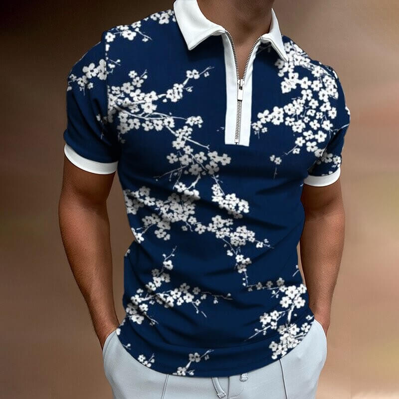 Heren Polo Shirt Met Omgeslagen Kraag 14