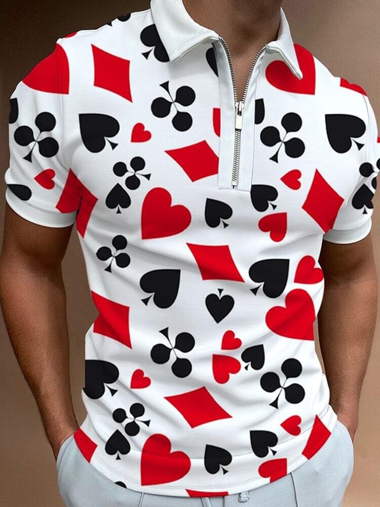 Heren Polo Shirt Met Omgeslagen Kraag 8