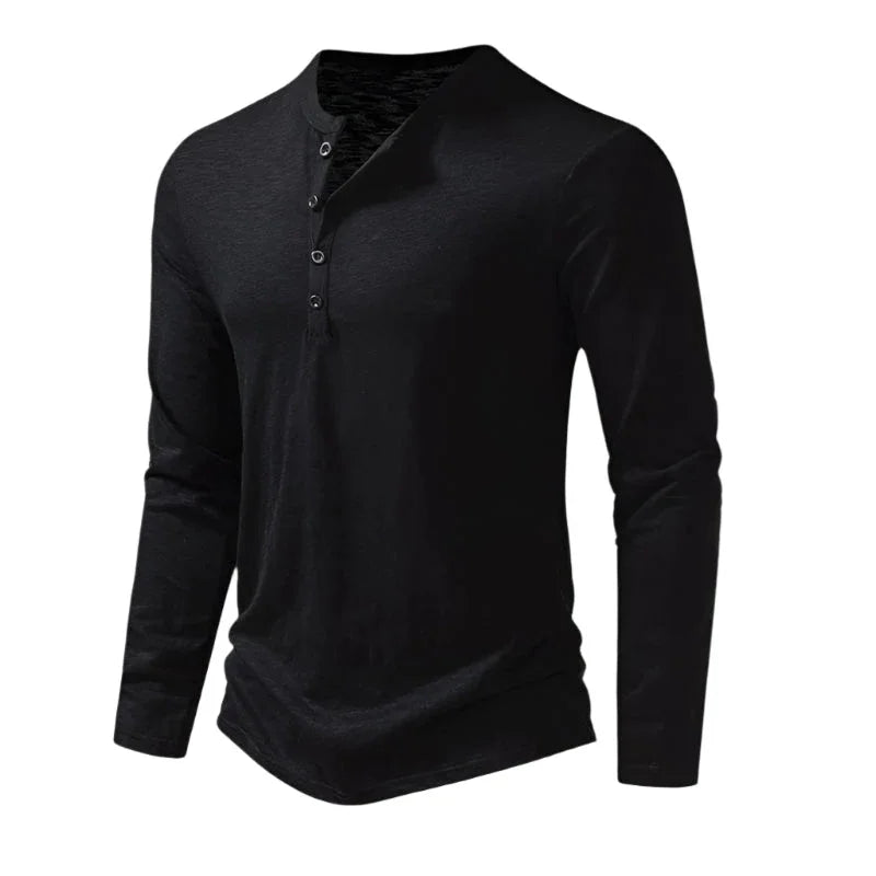 Heren Polo met Lange Mouwen Casual 9